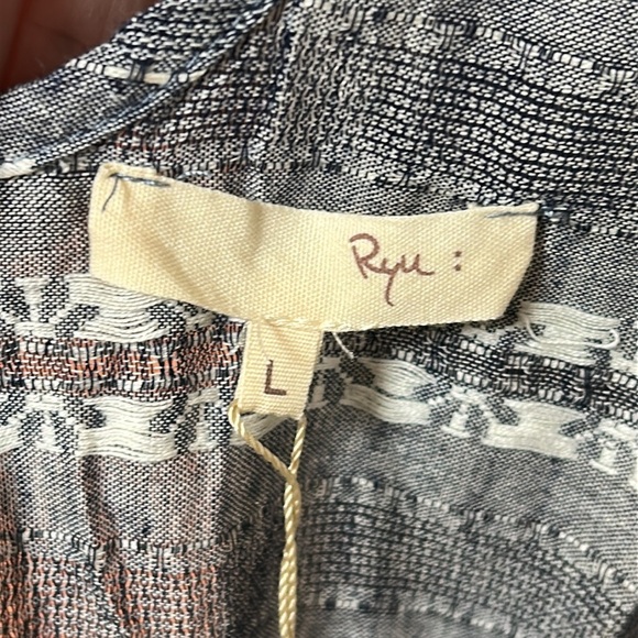 NWT Anthropologie Ryu Lace Cutout Peasant Dress Size L - Picture 10 of 16